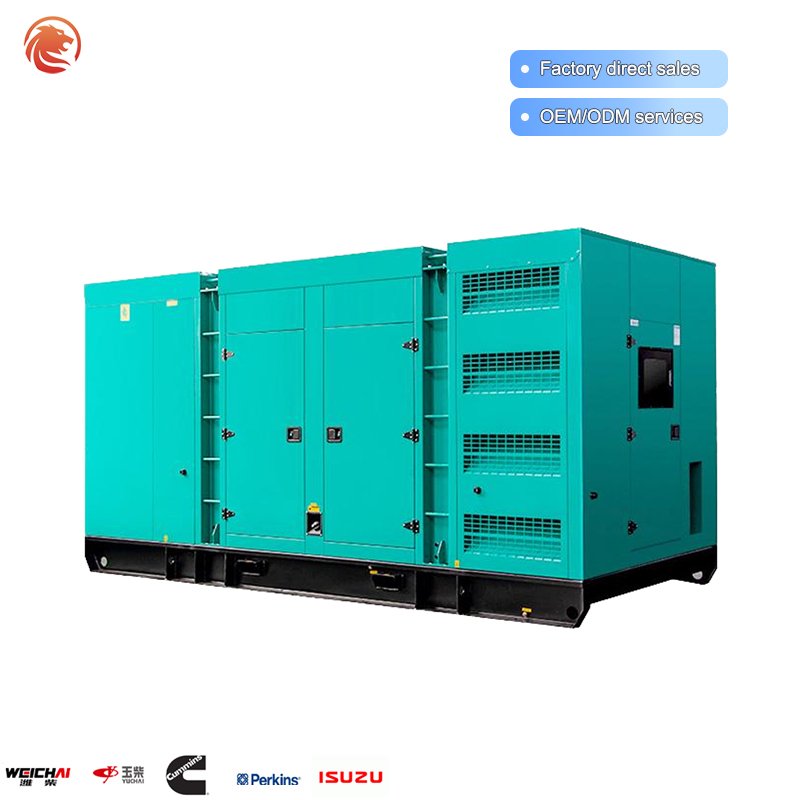 New Silent Diesel Generator Set 1300Kw/1625Kva Silence Diesel Generator With Water Cooling System