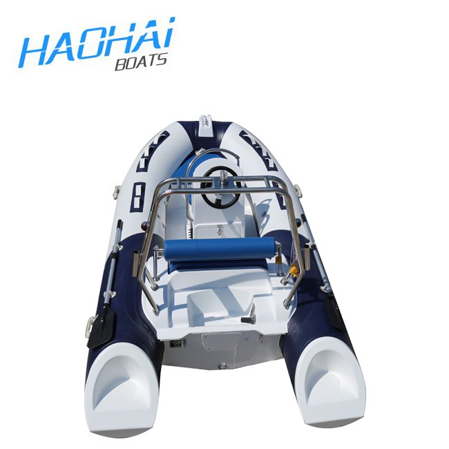 CE Certified 3.9m Fiberglass Inflatable Rib Boats Rigid Boats Outdoor Lake Fishing Rowing Sport Engine