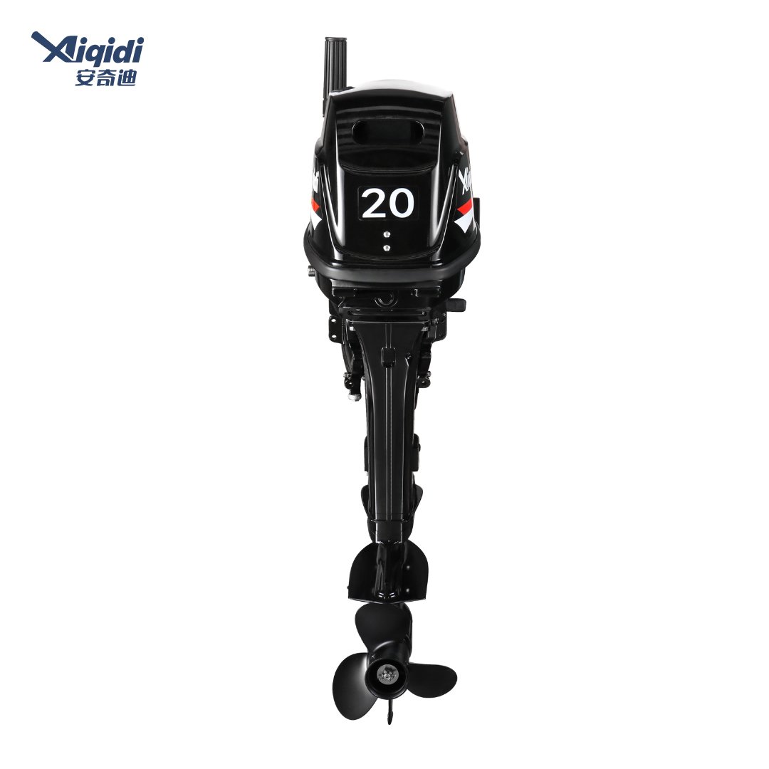 T20 2-Stroke 20HP 18HP Outboard Engine AIQIDI 5200RPM 24L Fuel Tank Outboard Motor