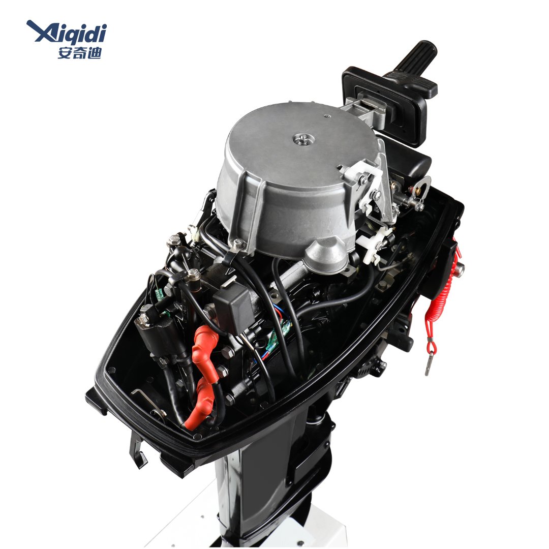 T20 2-Stroke 20HP 18HP Outboard Engine AIQIDI 5200RPM 24L Fuel Tank Outboard Motor