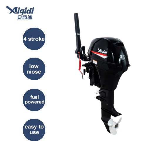 Nuevos motores fueraborda AIQIDI de 7,3 kW, 4 tiempos y 9,9 HP con accionamiento delantero/trasero, arranque manual/electrico