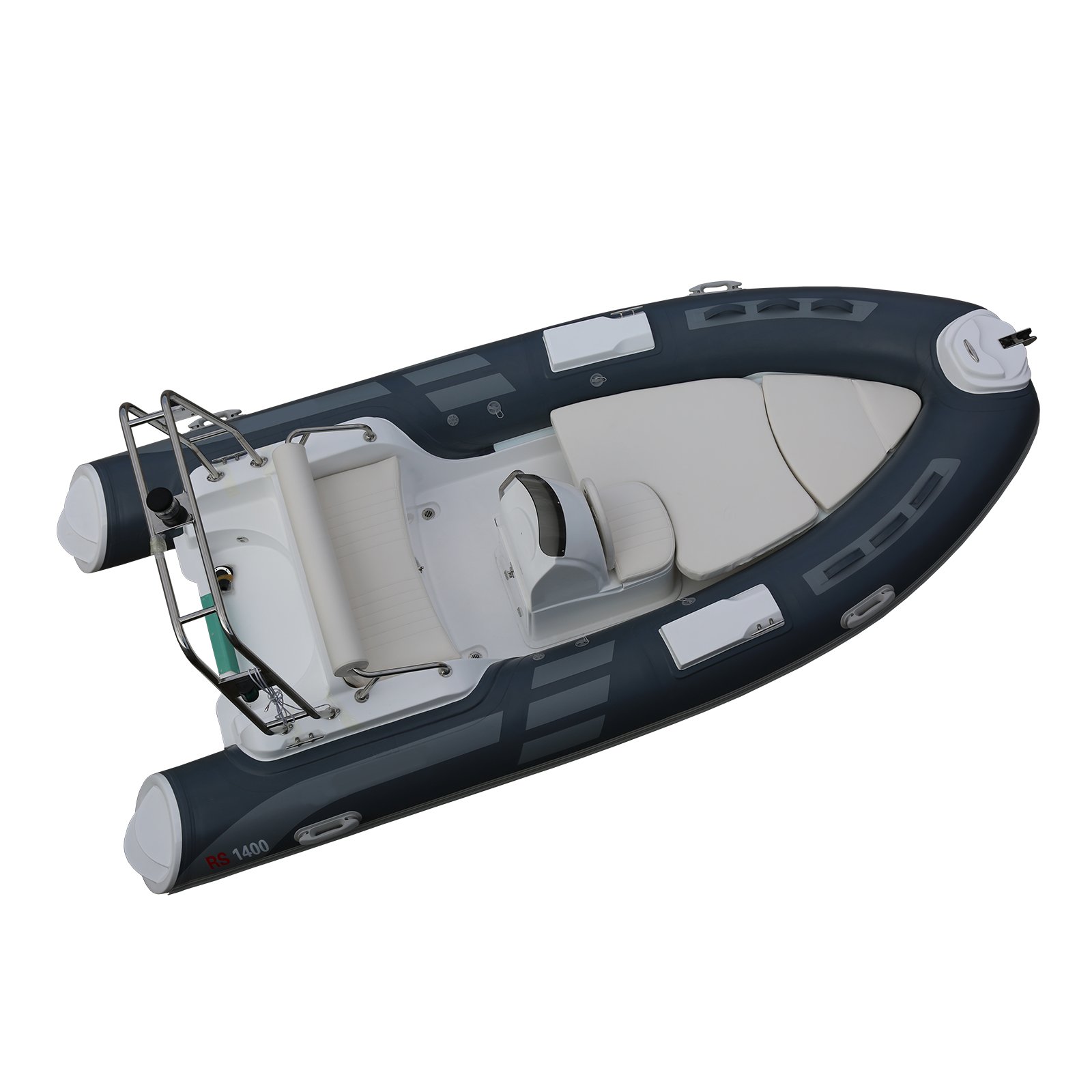 4.3m High-Speed PVC Inflatable Rib Boat Family Power Fishing Boat 1.2mm Thickness Engine Combo Set Offered Category Rowing Boats