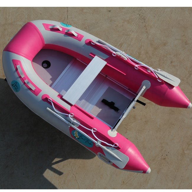 CE Certified Inflatable Boat with Engine Cheap Price Hypalon Material for Lake Fishing Power Type with Aluminum Fiberglass Floor