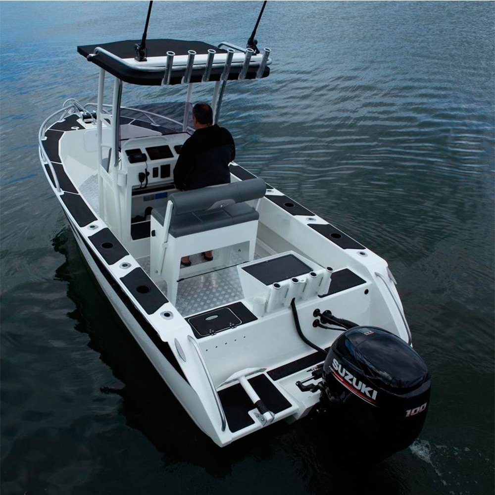 21ft Welded Aluminum Work Boats for Saltwater Fishing and Sport Yachting with Center Console Outboard Engine CE Certified