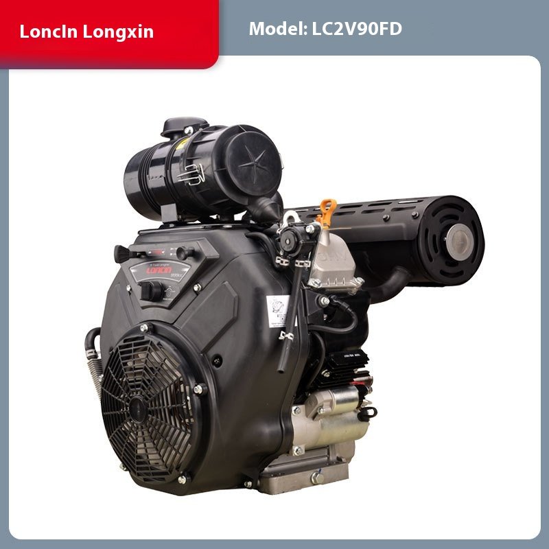 Loncin LC2V90FD 35 Horsepower Gasoline Engine 999cc Four-Stroke Two-Cylinder Air-Cooled with Electric Start