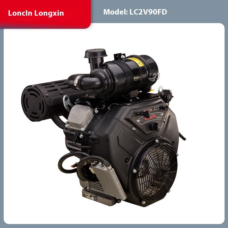 Loncin LC2V90FD 35 Horsepower Gasoline Engine 999cc Four-Stroke Two-Cylinder Air-Cooled with Electric Start
