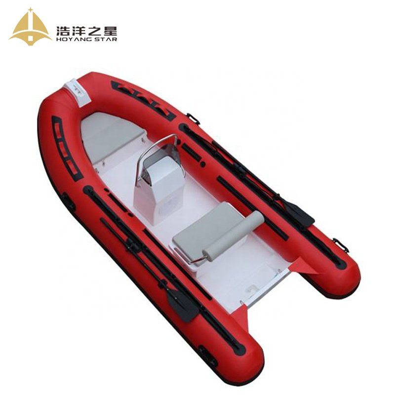 CE RIB New Fashion Luxury RIB 390 Rigid Hull Inflatable Fiberglass Boat for Sale