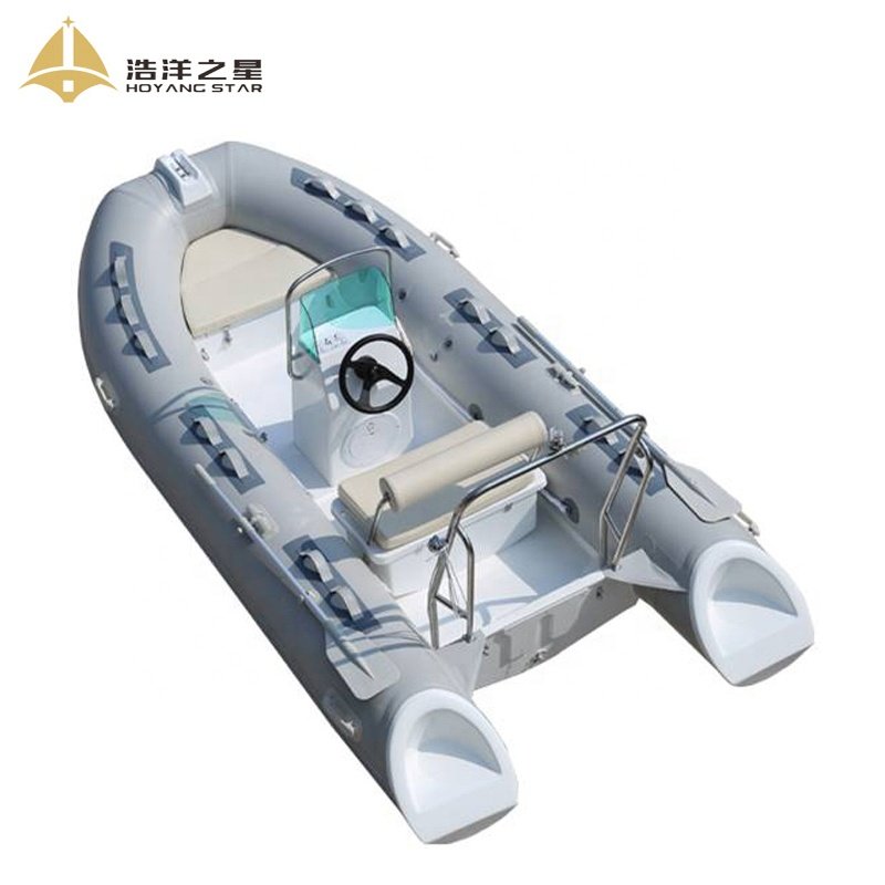 CE RIB New Fashion Luxury RIB 390 Rigid Hull Inflatable Fiberglass Boat for Sale