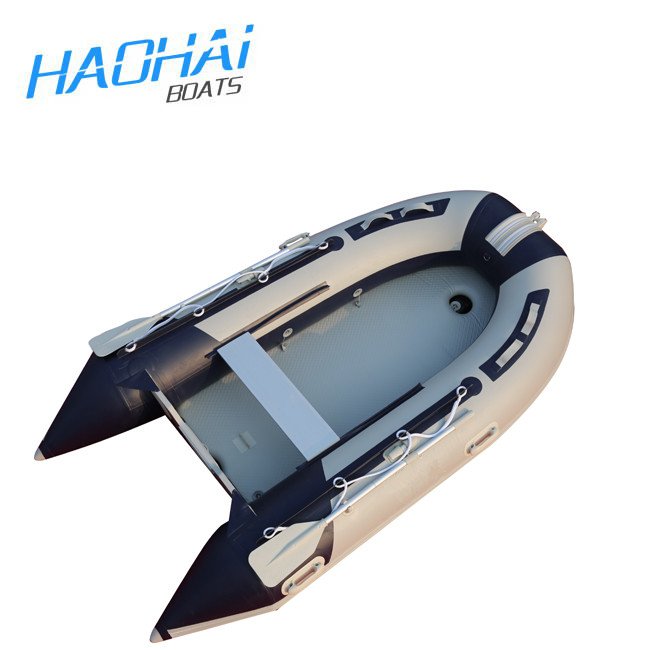 3.6m 11.8ft Double Model Aluminum & Air Deck Fishing Boat PVC & Hypalon Material Outboard Engine Lake Sports Inflatable Sale