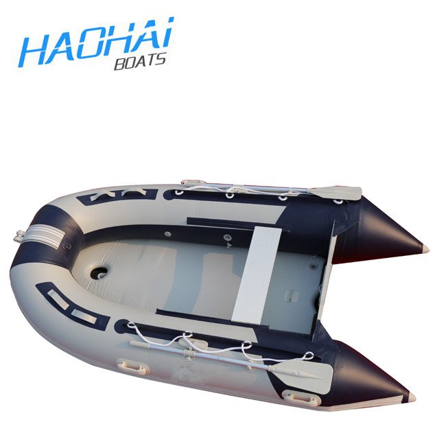 3.6m 11.8ft Double Model Aluminum & Air Deck Fishing Boat PVC & Hypalon Material Outboard Engine Lake Sports Inflatable Sale