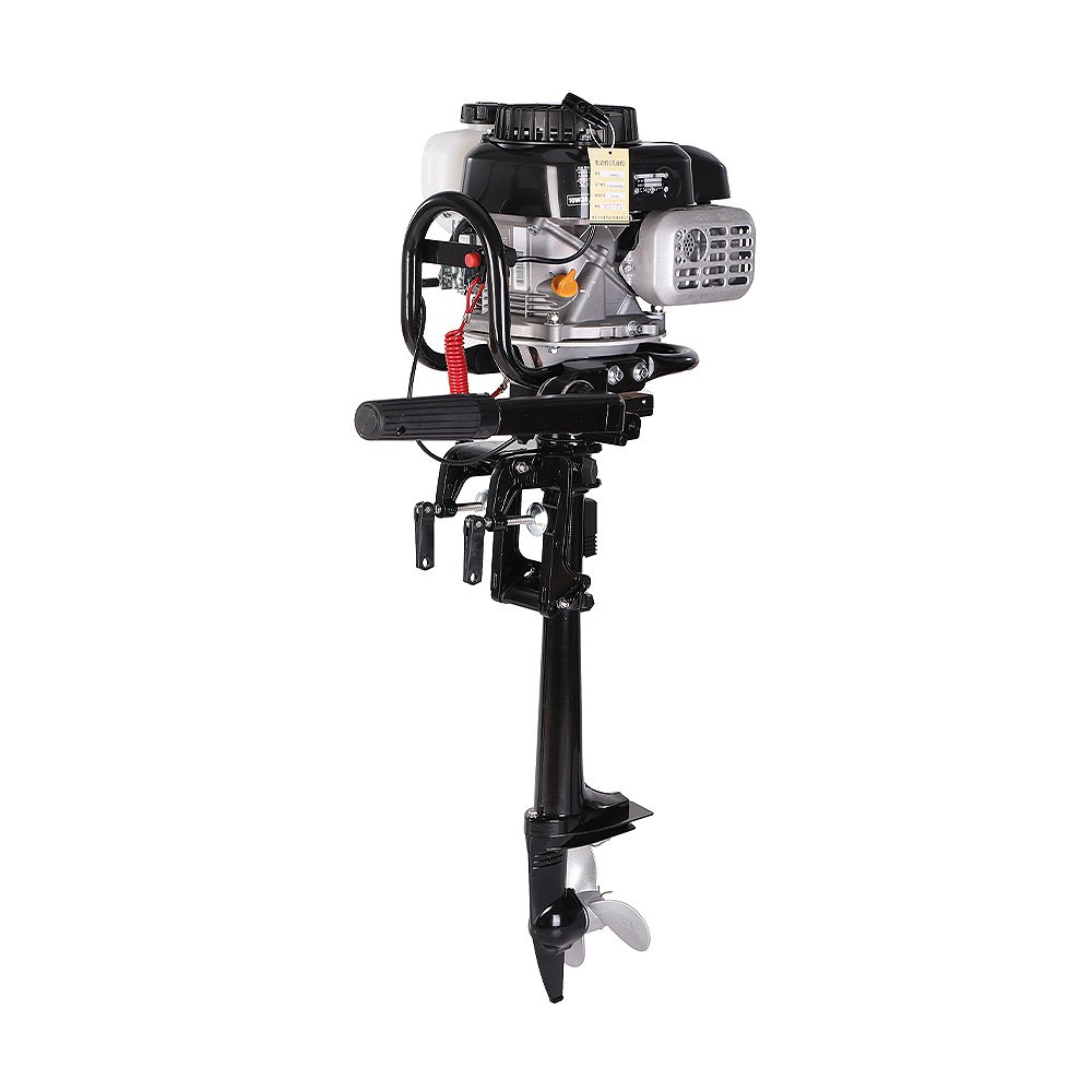 Wholesale 4 Stroke Outboard Engine Boat Motors Single Cylinder Small Jet Drive Engine 55cc Gasoline Outboard Motor