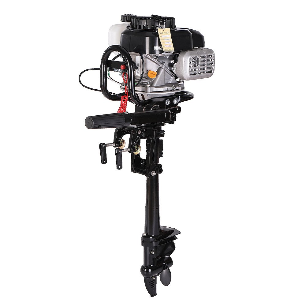 Wholesale 4 Stroke Outboard Engine Boat Motors Single Cylinder Small Jet Drive Engine 55cc Gasoline Outboard Motor