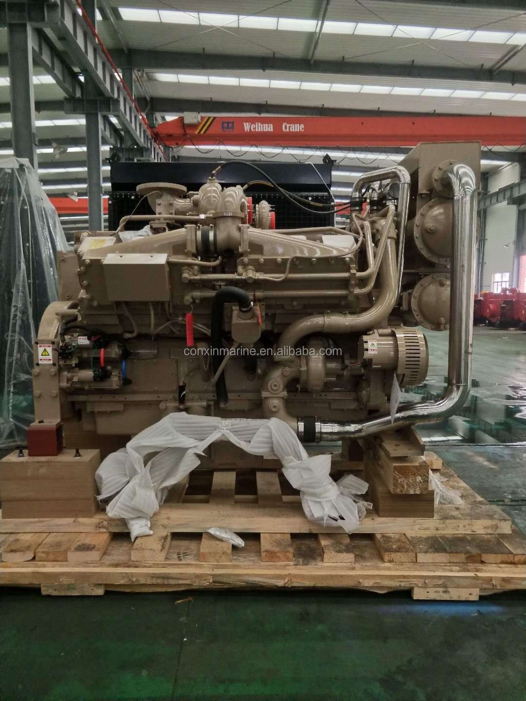 Chinese Brand New 700HP 1000HP KTA38 Marine Propulsion Diesel Engine with Gearbox for Boat