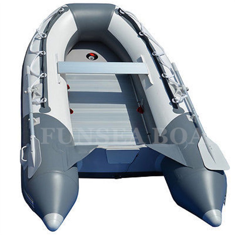 Fishing Inflatable Boat or Hypalon Portable Rubber Low Price 250 Shallow Water Pvc Surfing Single Outboard Engine Color Optional