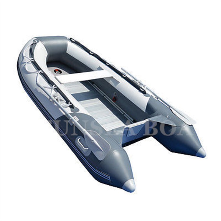 Fishing Inflatable Boat or Hypalon Portable Rubber Low Price 250 Shallow Water Pvc Surfing Single Outboard Engine Color Optional