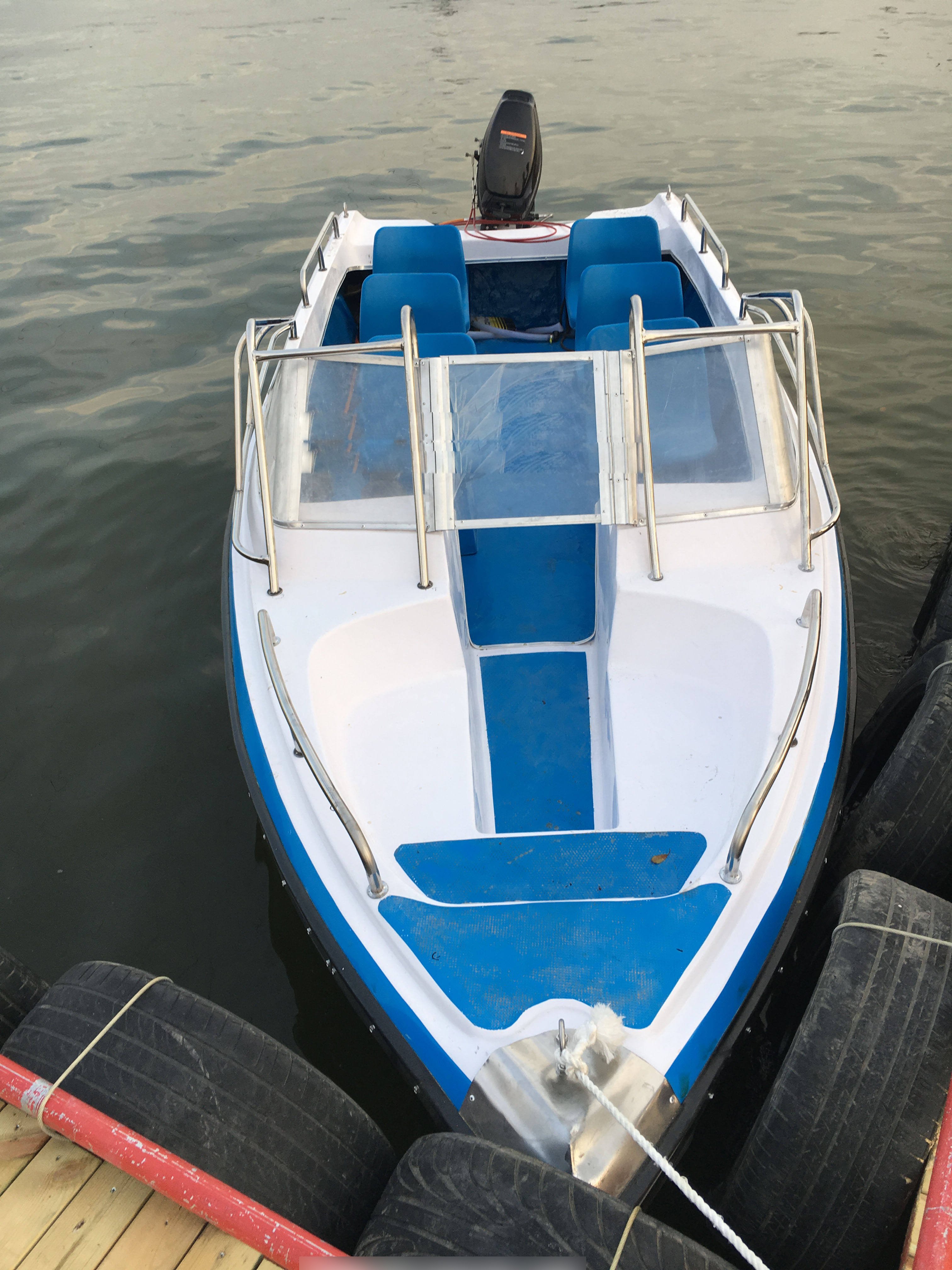 Fiberglass FRP Cheap 6 Person Rc Fast Marine Speed Boat Jet Philippine with Engines