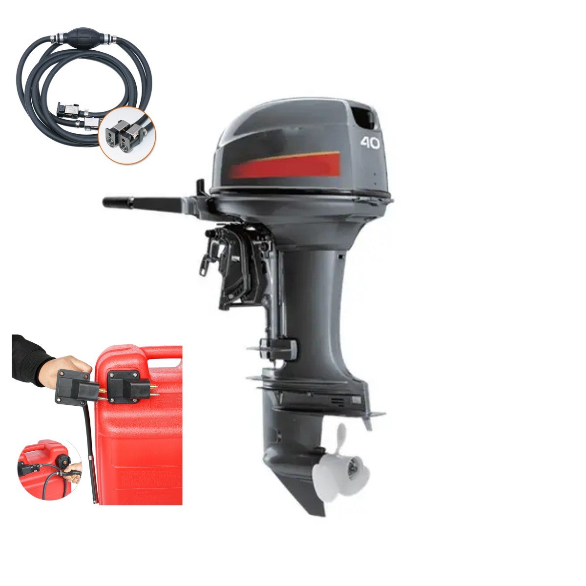Brand New 2 Stroke 8HP 15HP 25HP 30 HP 40 HP 60 HP Outboard Motor Gasoline Boat Engine Motor Marine Boat Engine Marinated Engine