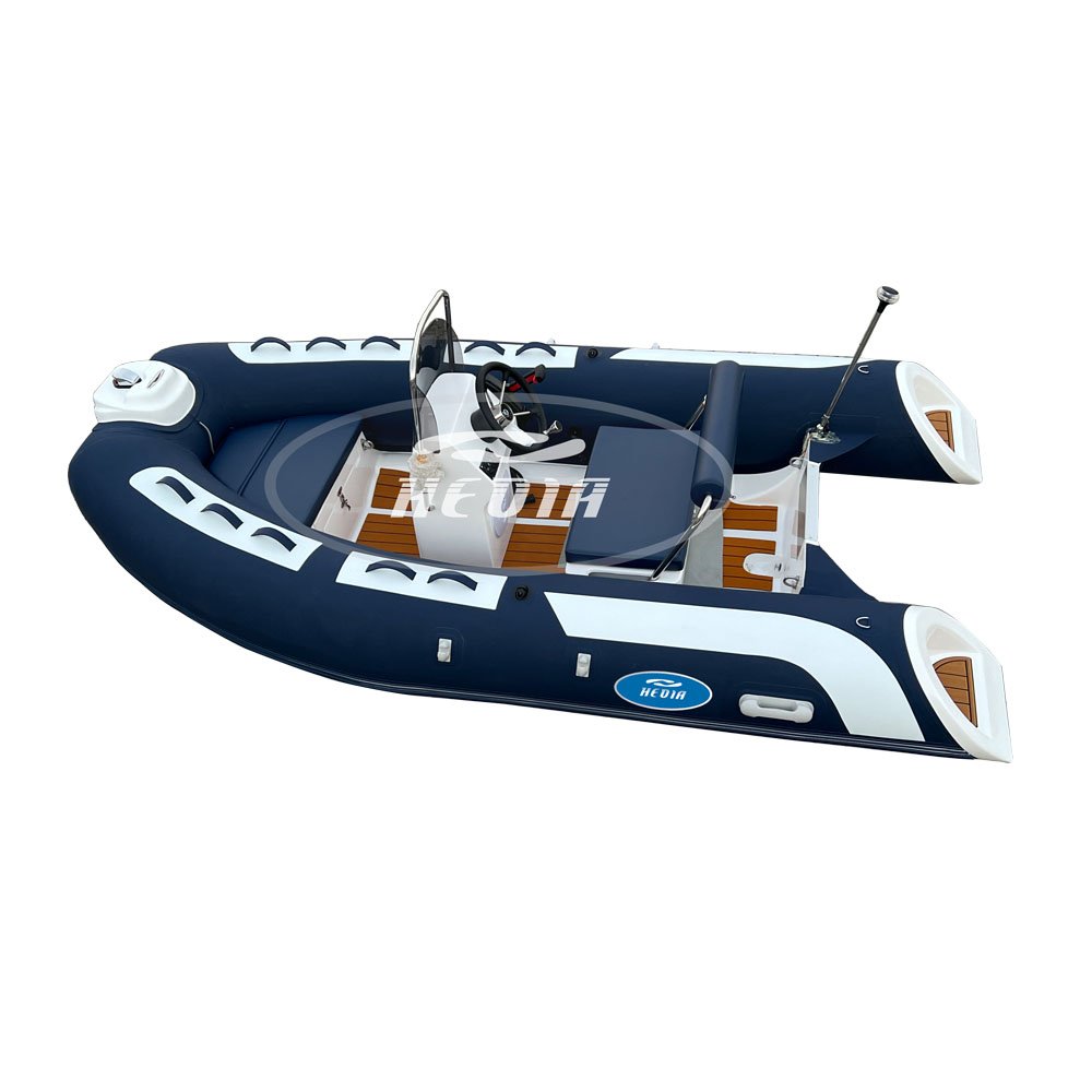 11ft 330 Small Dinghy Fiberglass Fishing Boat 9.9 Boat Engine 4 Stroke