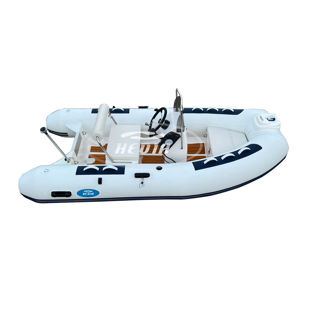 11ft 330 Small Dinghy Fiberglass Fishing Boat 9.9 Boat Engine 4 Stroke
