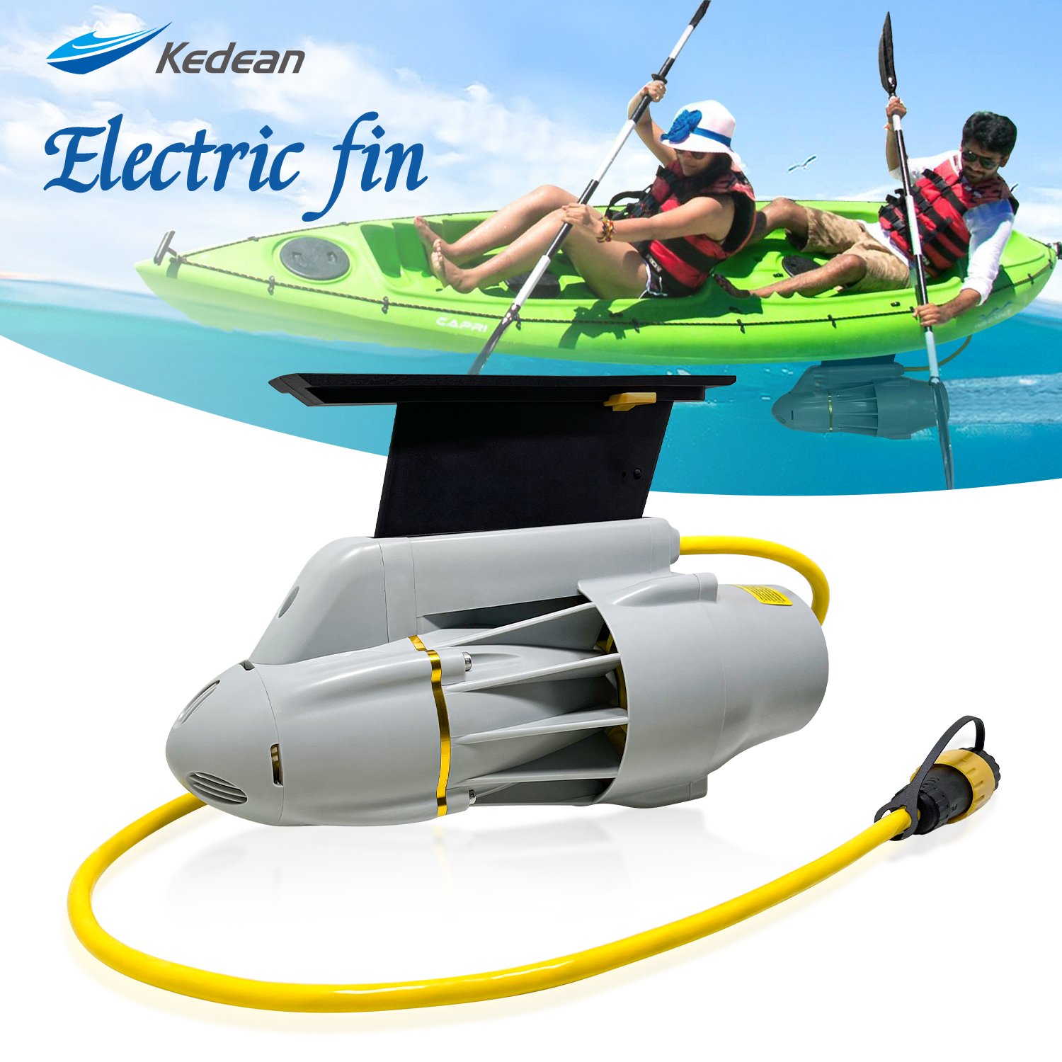 360W Electric Trolling Motor for Fishing Boat, Underwater Thruster for Paddle Board and Kayaks ,9 KM/H SUP Propeller