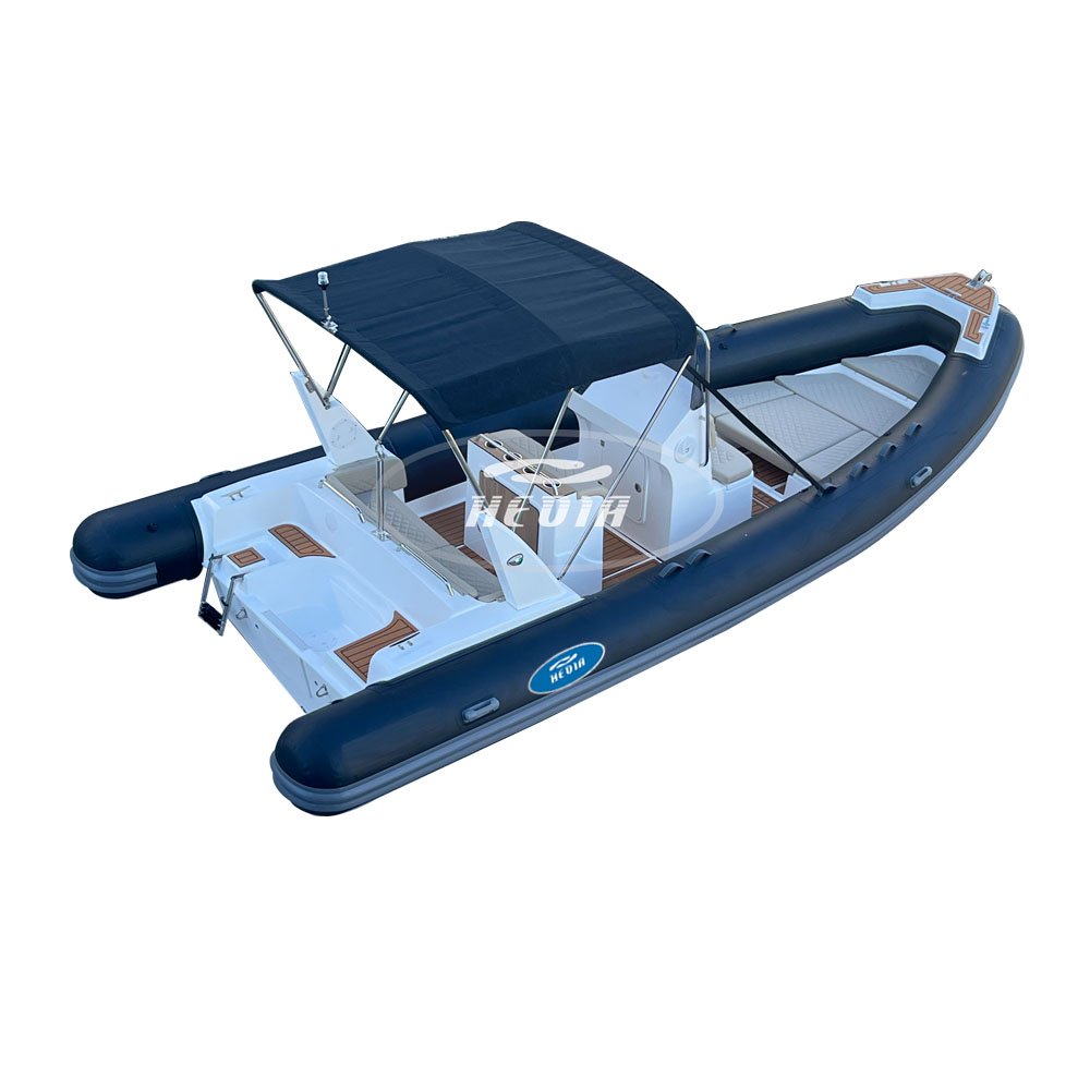 Semi Rigid Fiberglass Hull ORCA Hypalon Inflatable Rib Boat RIB 680 Luxury Family Leisure