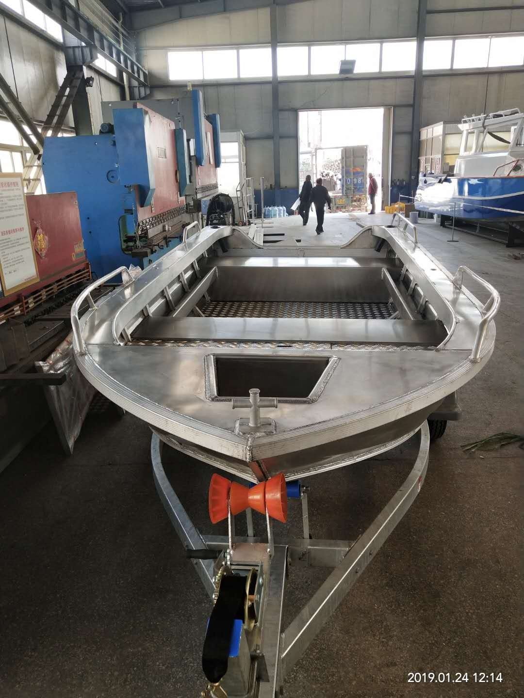 Hot Sale All Welded Aluminium Dinghy Boat Fishing Boats For Sale