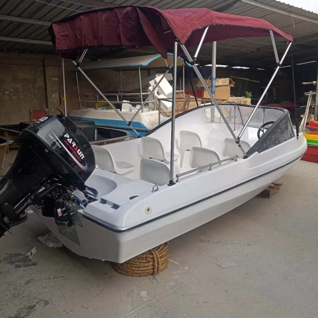 Mini Sport Boat Engine Jet Boat Speed Boat Fast Boat/driftingboat /yacht with Roof Awning