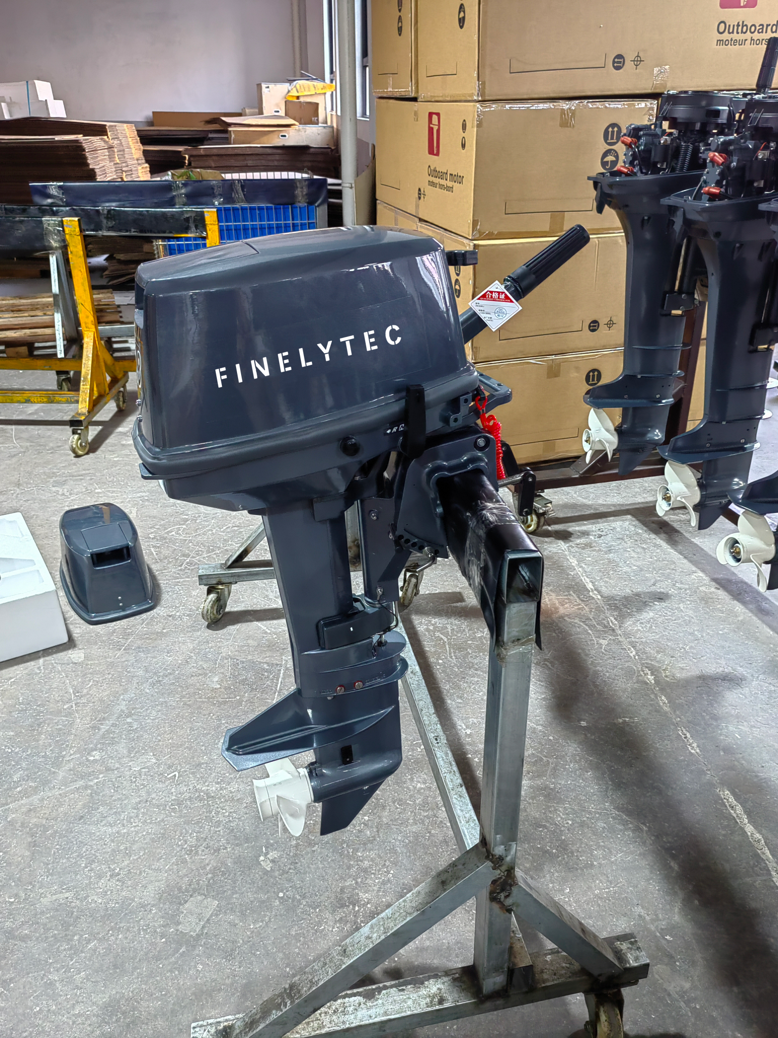Hot Selling 2 Stroke 9.8HP 169cc Outboard Motor Gasoline Boat Engine External Motor PVC Boat Engine