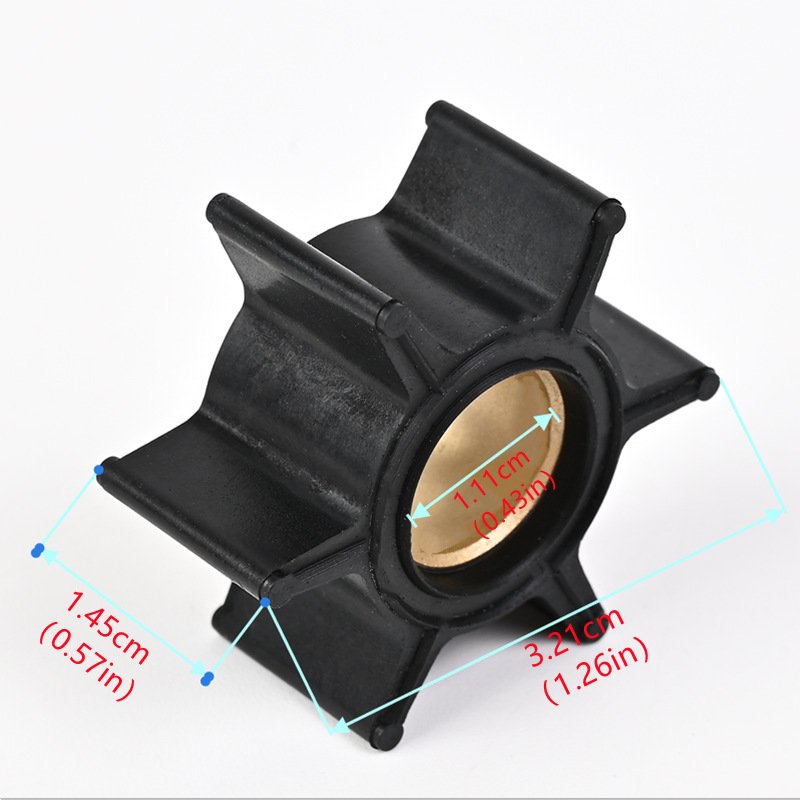 Water Pump Impeller 47-89980 for Mercury Mariner Outboard 3.5HP to 9.8HP Boat Engines Parts Bronze Brass Rubber Factory Price