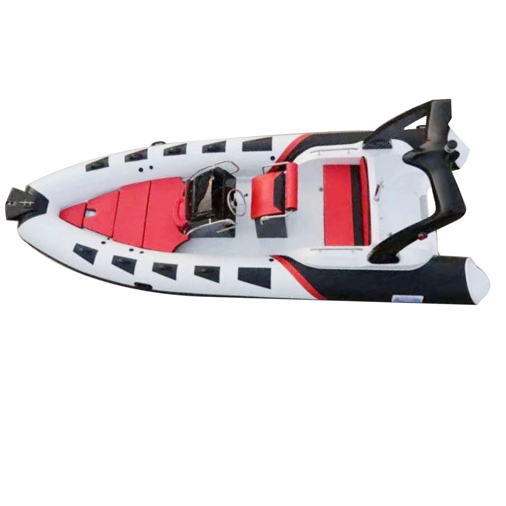 CE Certified 13ft 3.9m Sport RIB 390 PVC Inflatable Aluminum Rowing Boat Inboard Engine for Lake River Outdoors for Fishing