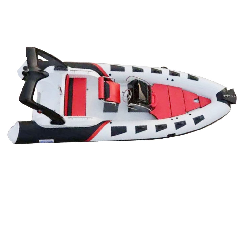 CE Certified 13ft 3.9m Sport RIB 390 PVC Inflatable Aluminum Rowing Boat Inboard Engine for Lake River Outdoors for Fishing