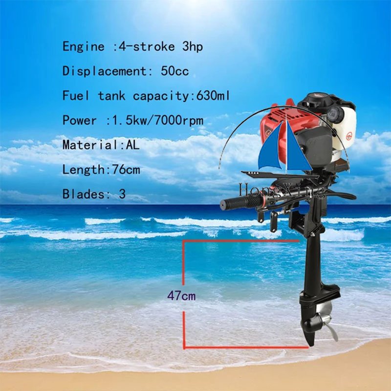 Boat Engine 4 Stroke Factory Price Small Power 2 Stroke Outboard Engine 52cc Boat Motor Engines Machine