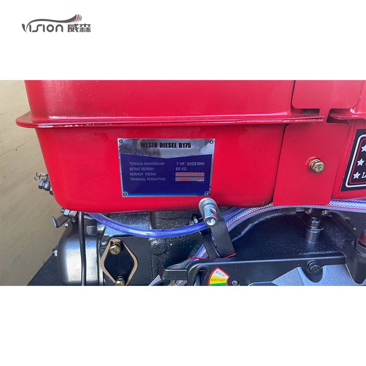 VISION R175 4HP Horizontal 4 Stroke Water-cooled air Cooled Single Cylinder Marine diesel Engine