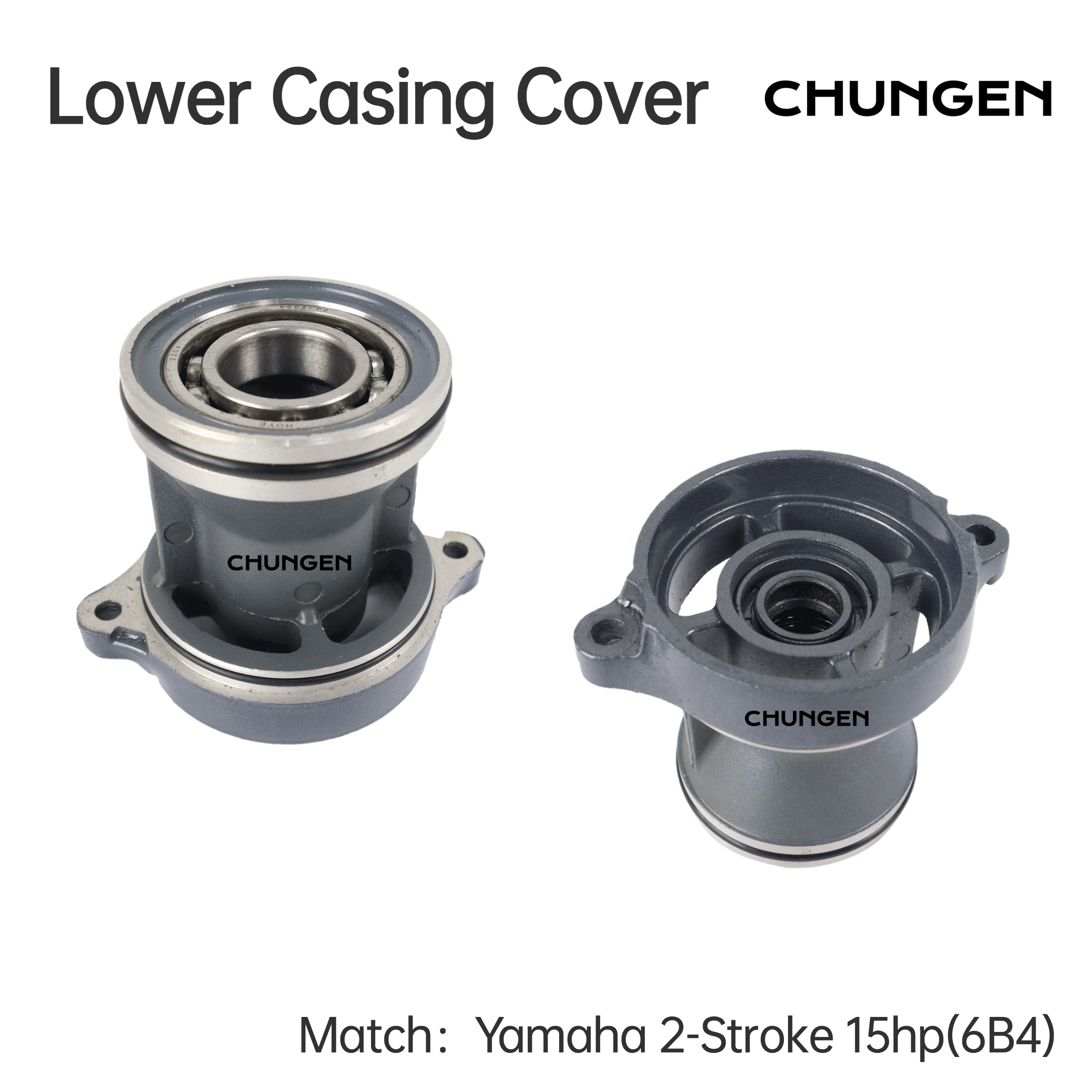 683-45361-02-4D Lower Casing Cover for YAMAHA 2 Stroke 15HP-6B4 Outboard Motor Parts Boat Engine