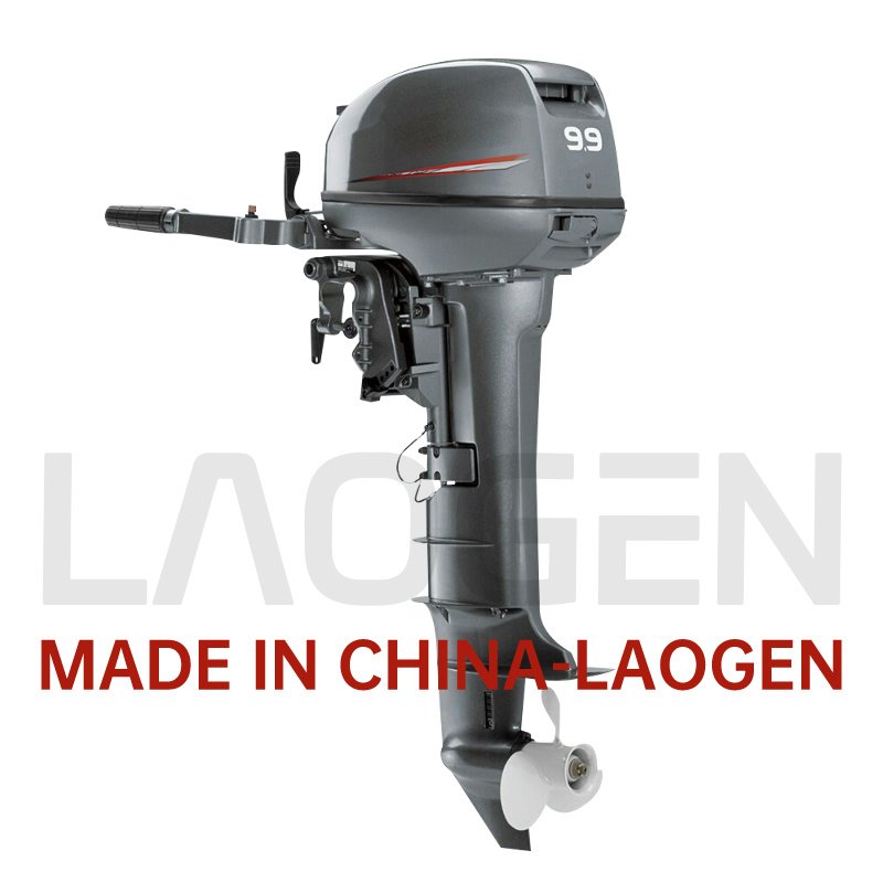 Laogen ODM Boat Motor Outboard Factory Match Yamaha 9.9F Out Board Boat Motors 2 Stroke Outboard Motor 9.9 Outboard Boat Engine