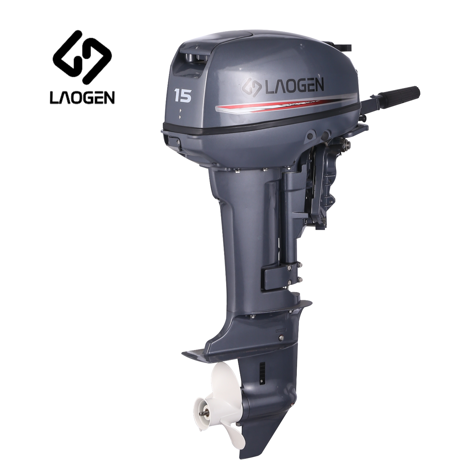 Laogen Boat Motor Outboard Efficient15 Match Yamaha Outboard Boat Engine 15hp Outboard Motor 2 Stroke 15F Boat Outboard Engine