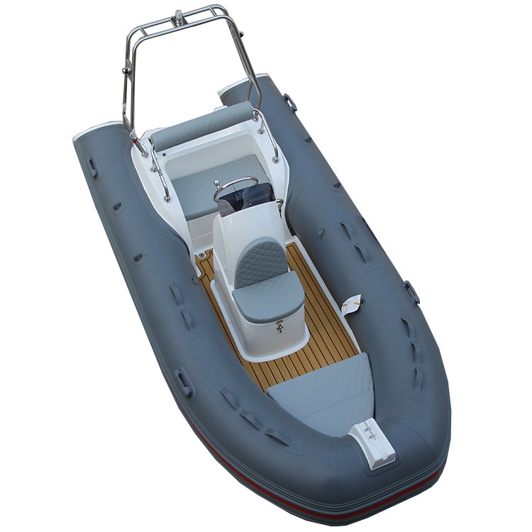 Hot Selling Orca 13ft RIB390 Boat Fiberglass Double Hull Inflatable Speed Rowing Boats PVC/Hypalon With Engine