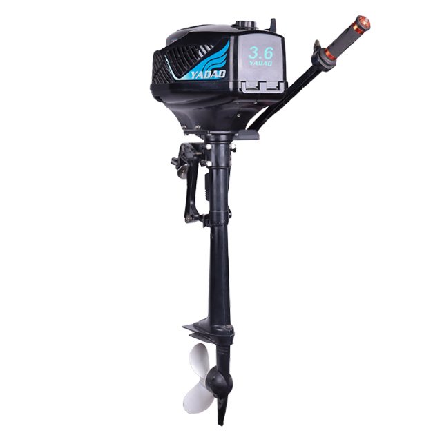 YADAO 3.6hp DC Brushless Outboard Motors Long Shaft Electric Boat Engine 2-Stroke Manual Outboard Condition New Fuel Gasoline