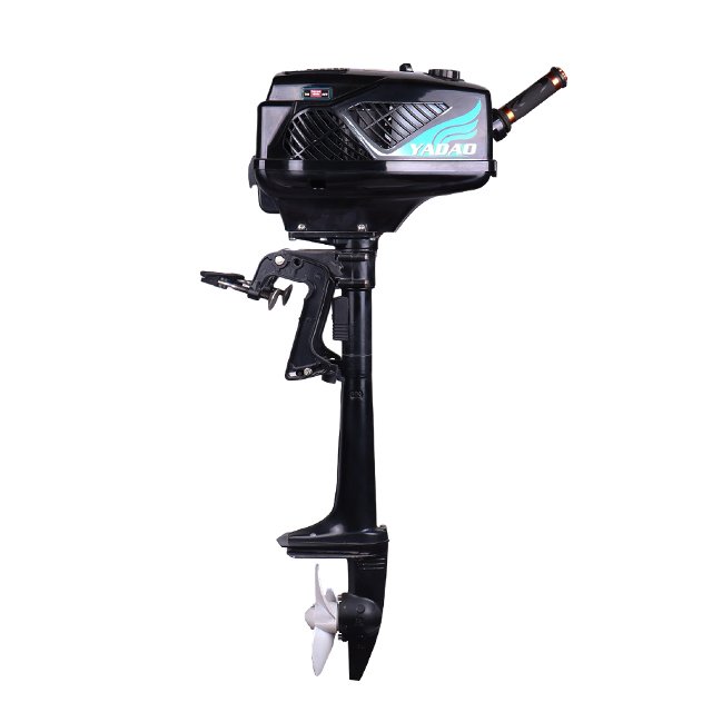 YADAO 3.6hp DC Brushless Outboard Motors Long Shaft Electric Boat Engine 2-Stroke Manual Outboard Condition New Fuel Gasoline