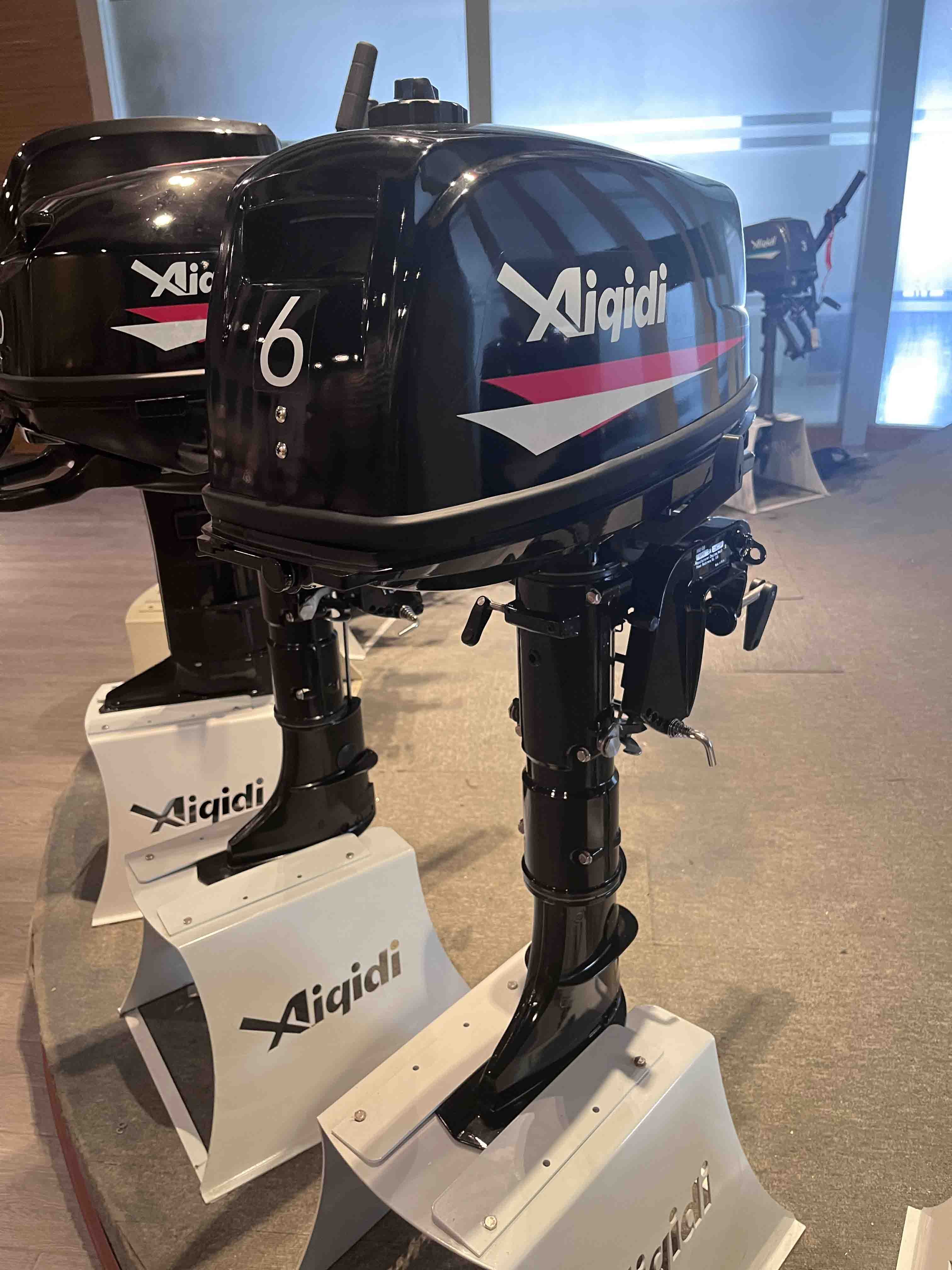WHOLESALE 5HP TWO STROKE OUTBOARD ENGINE AIQIDI TILLER HANDLE WATER COOLING MARINE ENGINES