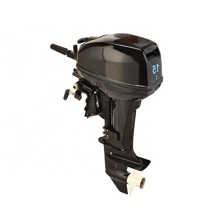 15hp 4 Stroke Outboard Motor Water Cooled Manual/Electric Start Option for Marine Usage New Condition CDI Ignition System