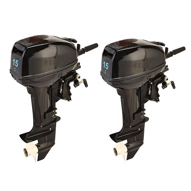 15hp 4 Stroke Outboard Motor Water Cooled Manual/Electric Start Option for Marine Usage New Condition CDI Ignition System