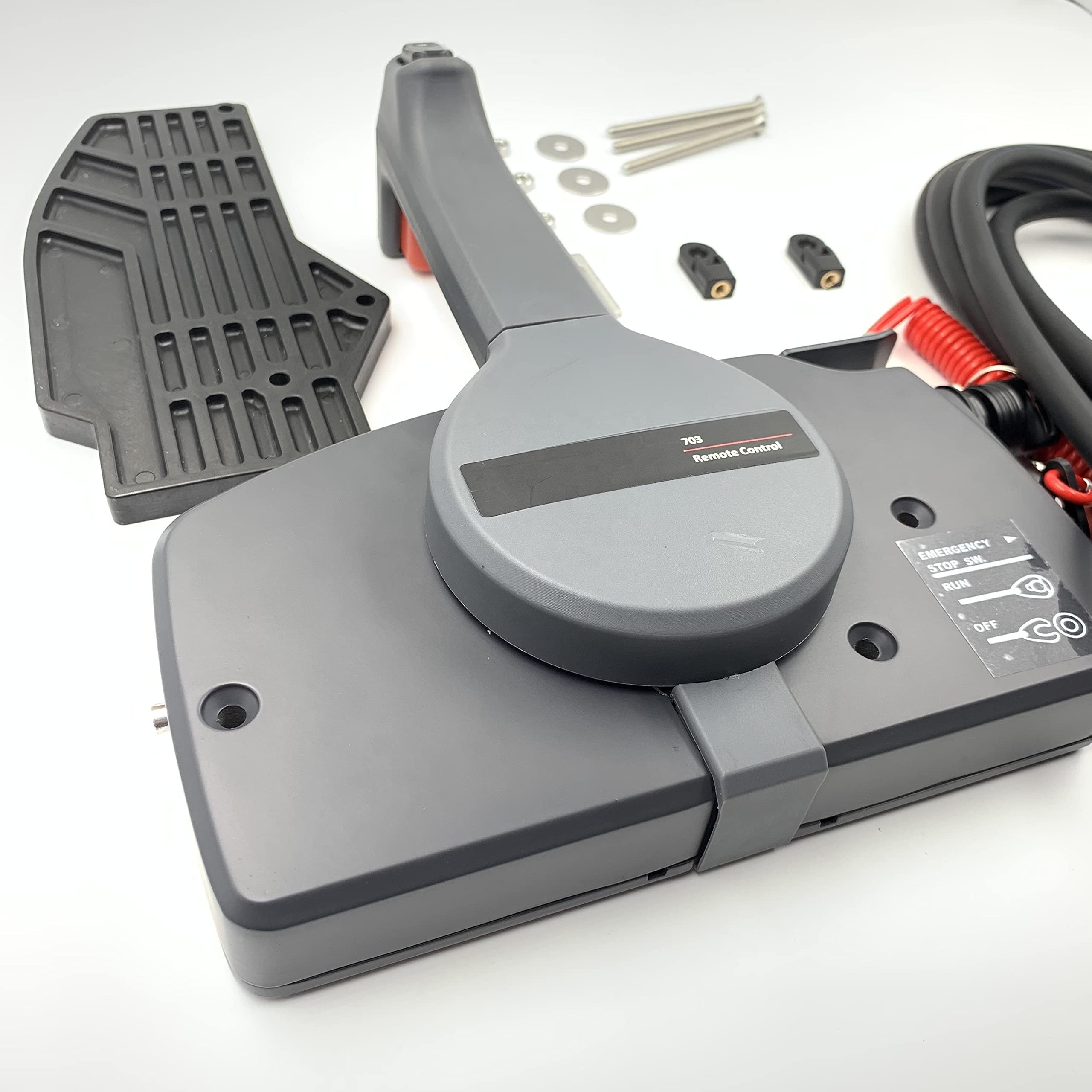 703-48207-17 New Outboard Engine Remote Control Box Assy Push to Open for Yamaha Boat Motor 10 Pins 703-48205-16 Push to Open