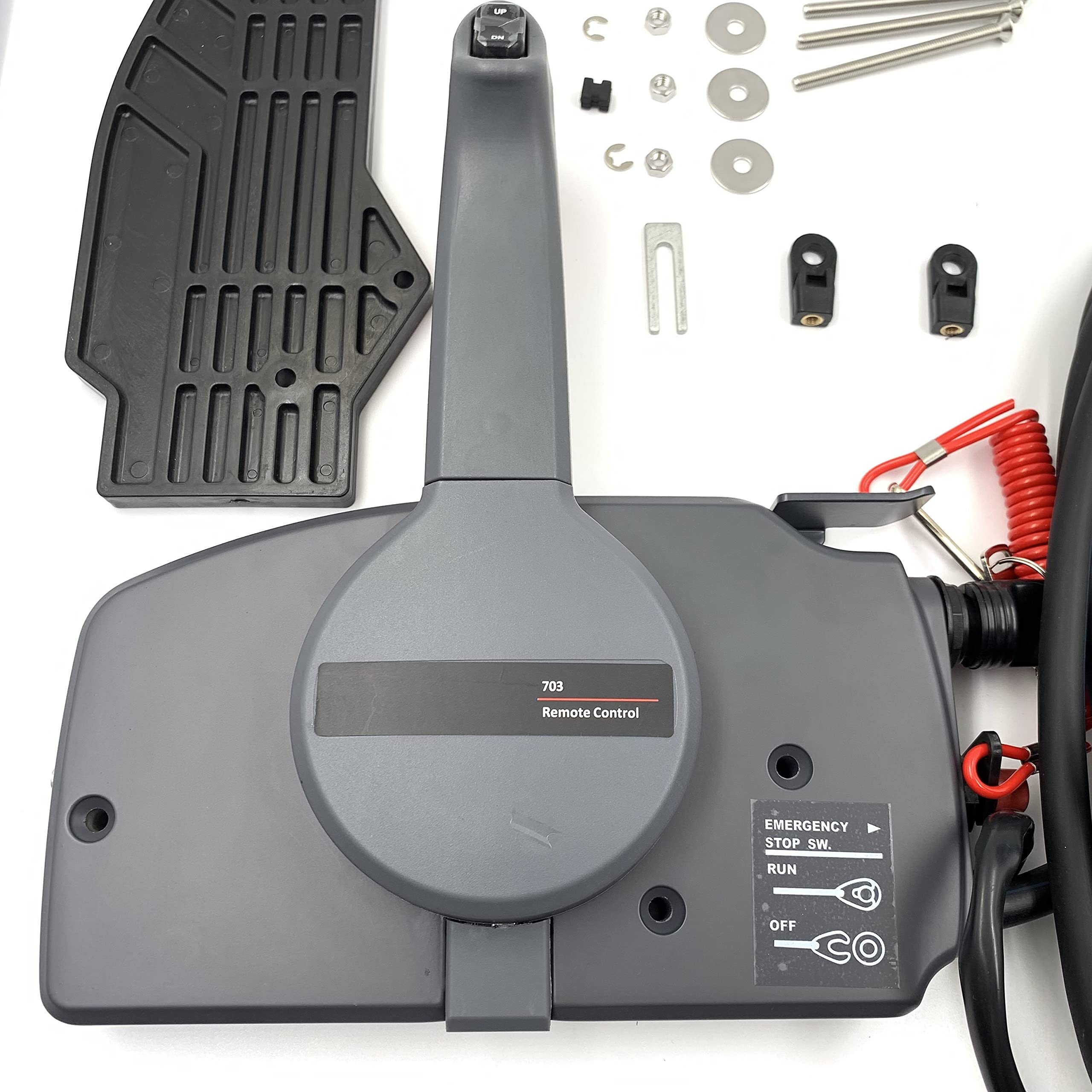 703-48207-17 New Outboard Engine Remote Control Box Assy Push to Open for Yamaha Boat Motor 10 Pins 703-48205-16 Push to Open