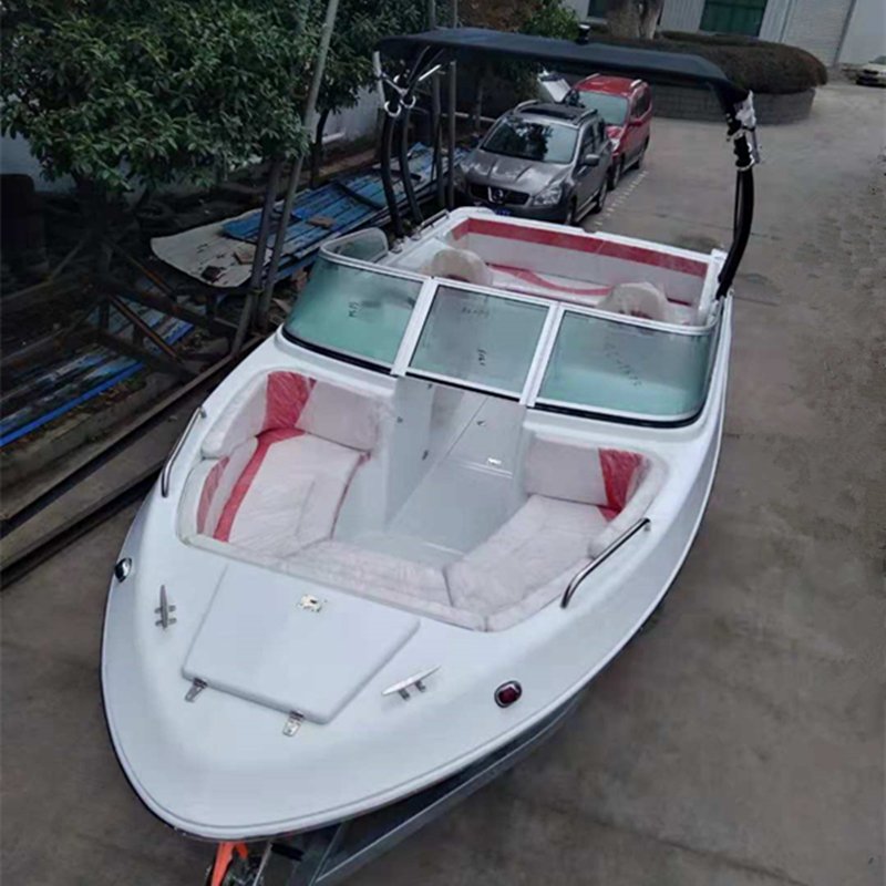 20ft Fiberglass Deep V Hull 90~200hp Outboard Engine Fishing Boat
