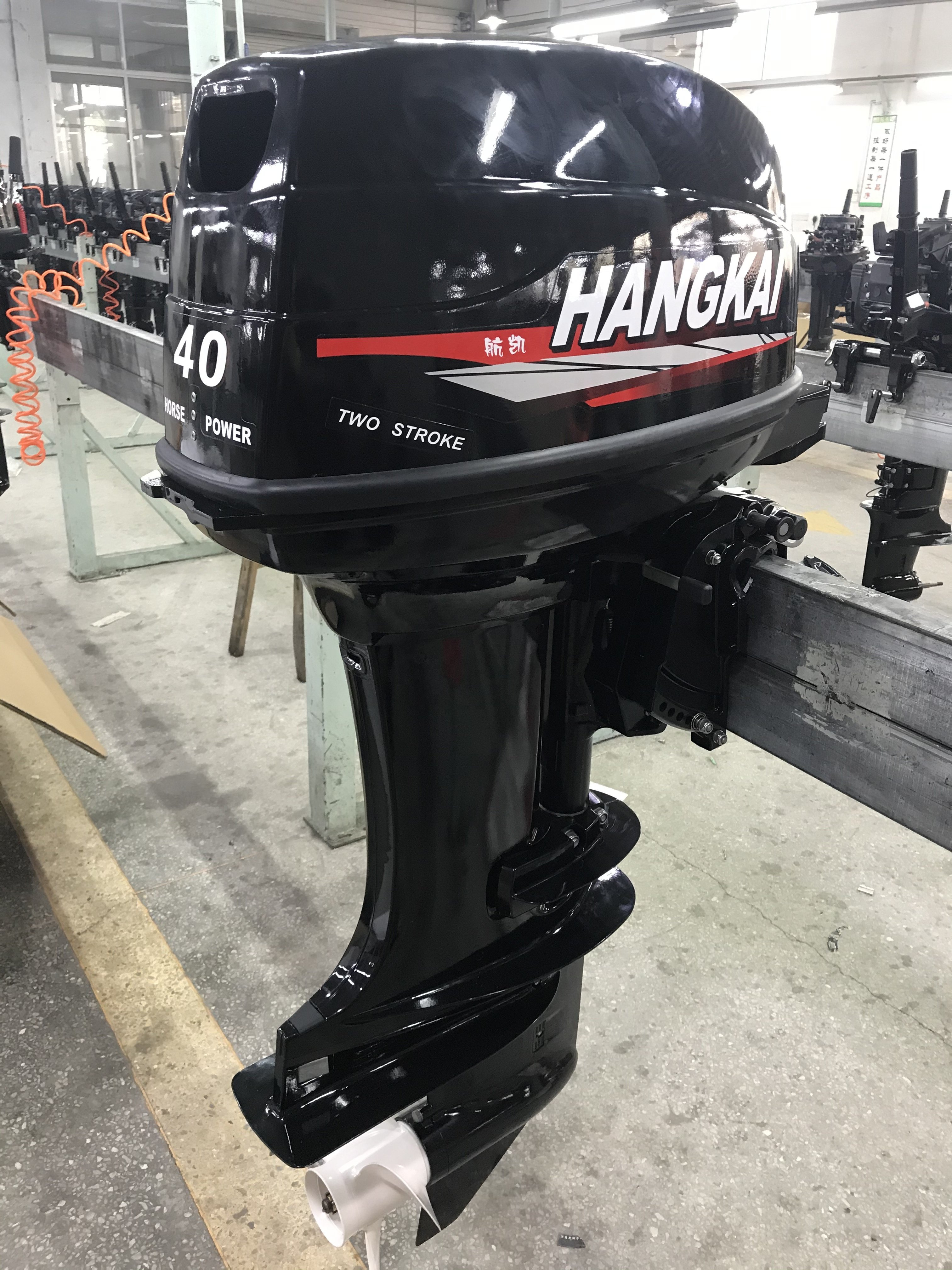 Saltwater HANGKAI 40HP 2 Stroke Outboard Motor Boat Engines With Electric Start Available