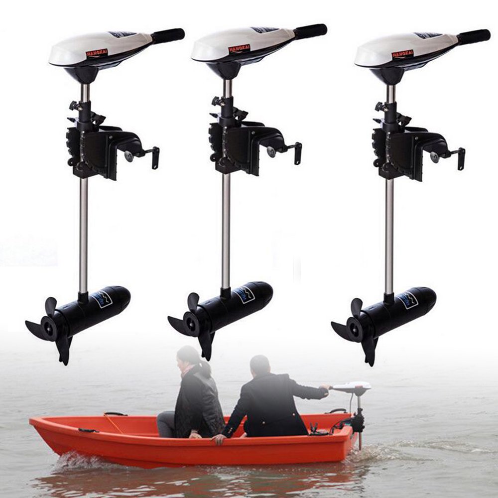 DC 12V 65LBS Electric Trolling Motor for Inflatable Boat Outboard Engine Hanging Machine Equipment Full Accessories