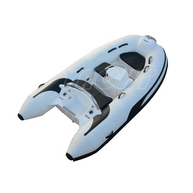 Norway 10ft Mini Rib300 Semi-Rigid Fiberglass Hull Orca Hypalon/PVC Tender Fishing Boat for Sale