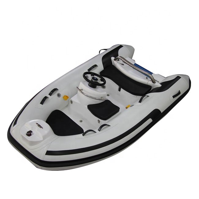 Norway 10ft Mini Rib300 Semi-Rigid Fiberglass Hull Orca Hypalon/PVC Tender Fishing Boat for Sale