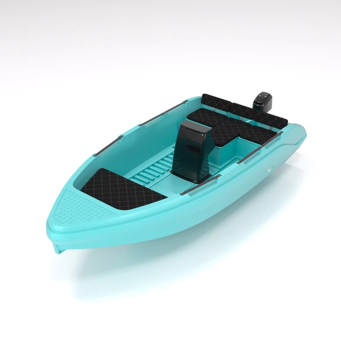 Custom Color 4.5M/4.9M HDPE Rescue Boat 100% Recyclable Rotomolded Design for Wild Fishing Yacht Product Category
